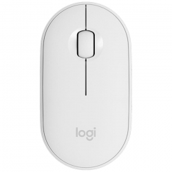 Mouse  inal.  Logitech M 350S  pebble   blanco