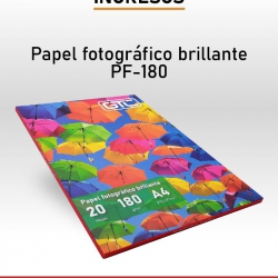 PHOTO  Glosy A4    x 20 hojas    180 grs.    GTC
