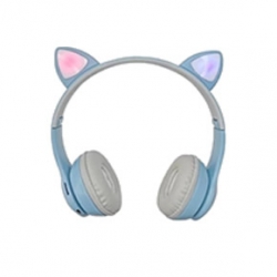 AURICULARES  stereo  Bluetooth vincha  ANIME  ANI-H05 (celeste)