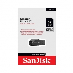Pen Drive USB 32 GB Sandisk Ultra Swift (Negro)