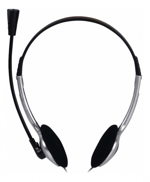 AURICULARES  con mic. vincha 3,5 GTC HSG-181  ( negro )