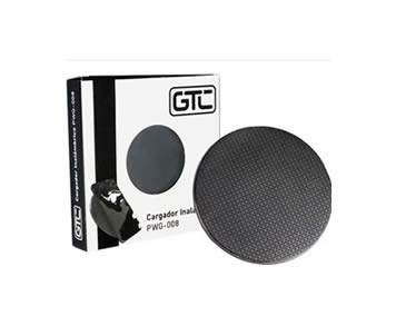 Cargador USB Inalámbrico GTC  PWG-008   ( negro )