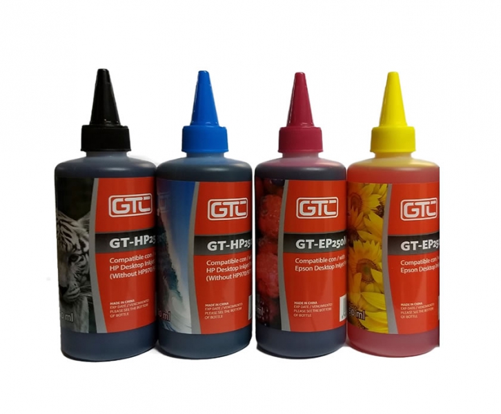 Tinta HP 250ml. negro o colores